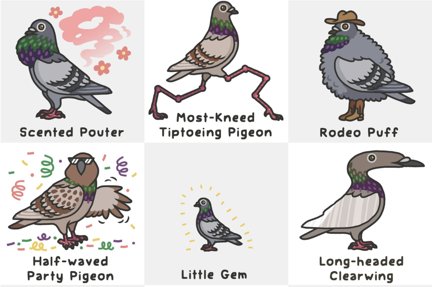 Neural nest: AI-generated pigeon breeds Neural nest: AI-generated pigeon breeds