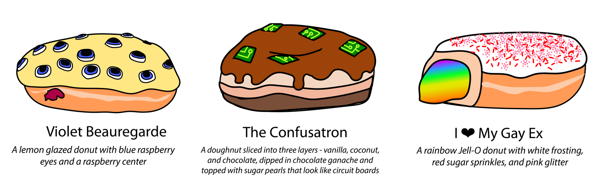 AI-generated donuts