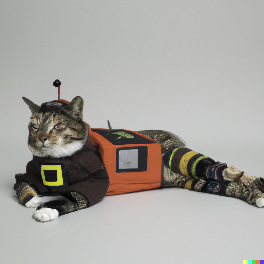 AI imagines my cat in costumes