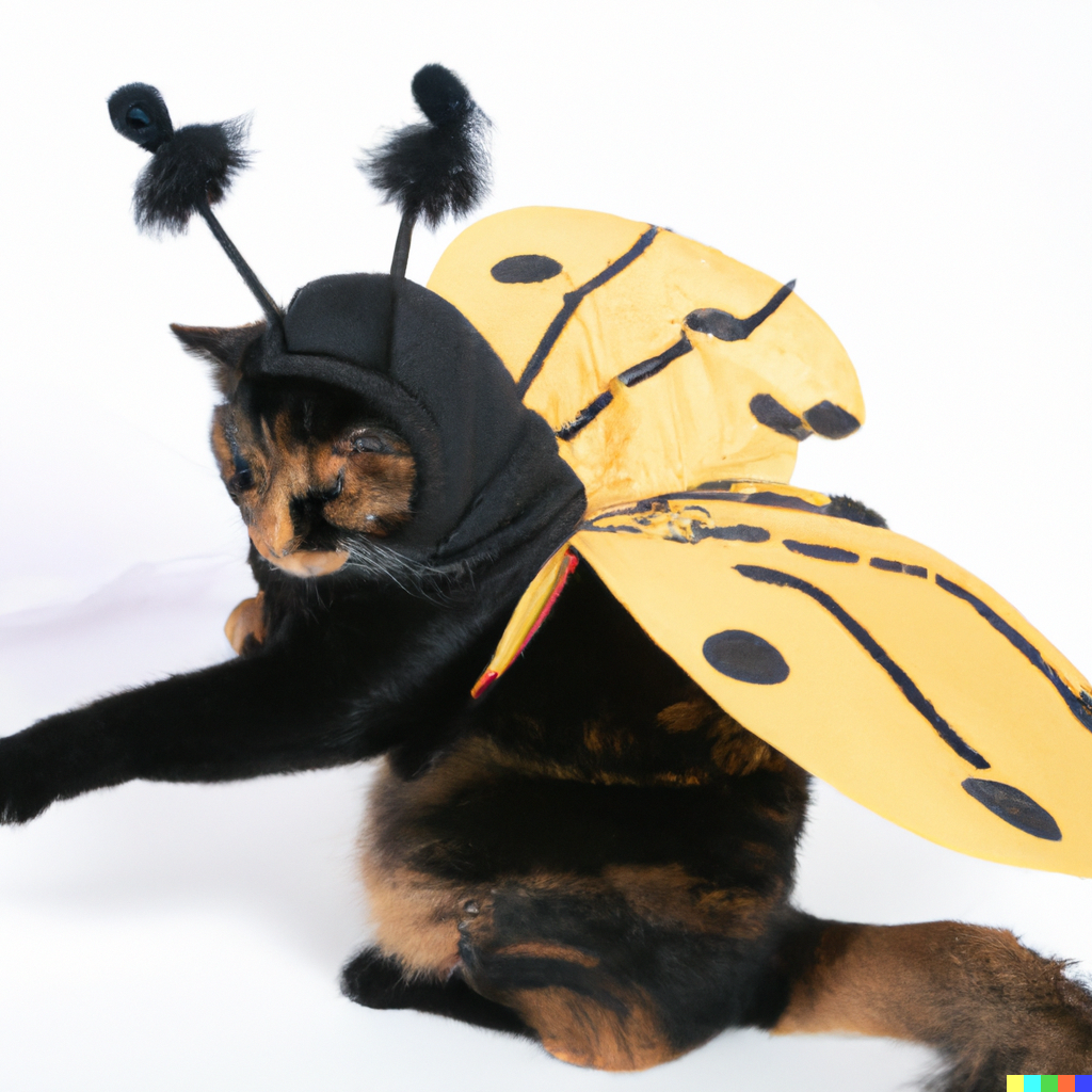 AI imagines my cat in costumes