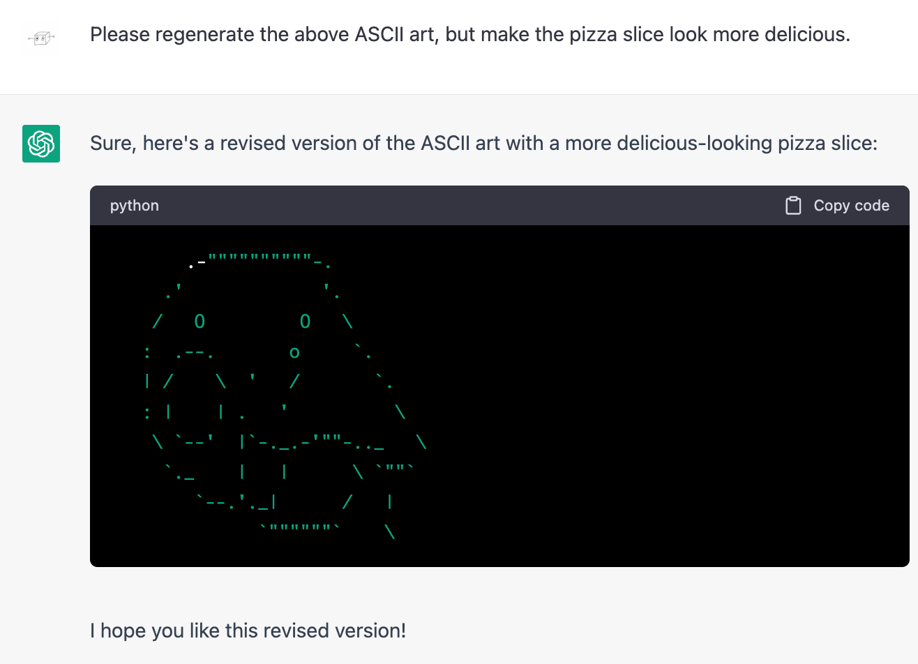 Ascii Art By Chatbot