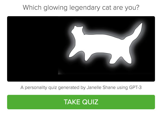 Which legendary glowing cat are you? Which legendary glowing cat are you?