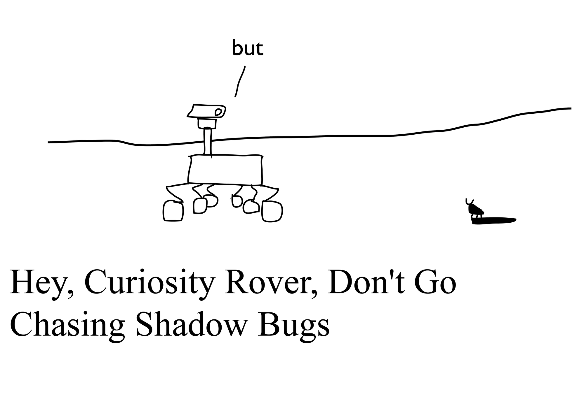Hey, Curiosity Rover, Don't Go Chasing Shadow Bugs Hey, Curiosity Rover, Don't Go Chasing Shadow Bugs