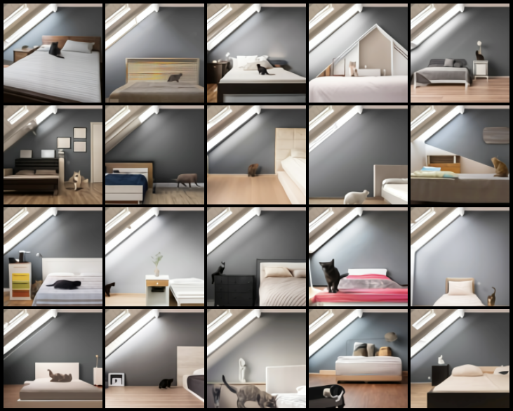 The loft window is similar in all cases and there is usually a bed of some sort, but very often the cat is not standing beside the bed but sitting or lying on the bed. Or even standing on the bed looking curiously at the camera. The loft window is similar in all cases and there is usually a bed of some sort, but very often the cat is not standing beside the bed but sitting or lying on the bed. Or even standing on the bed looking curiously at the camera.