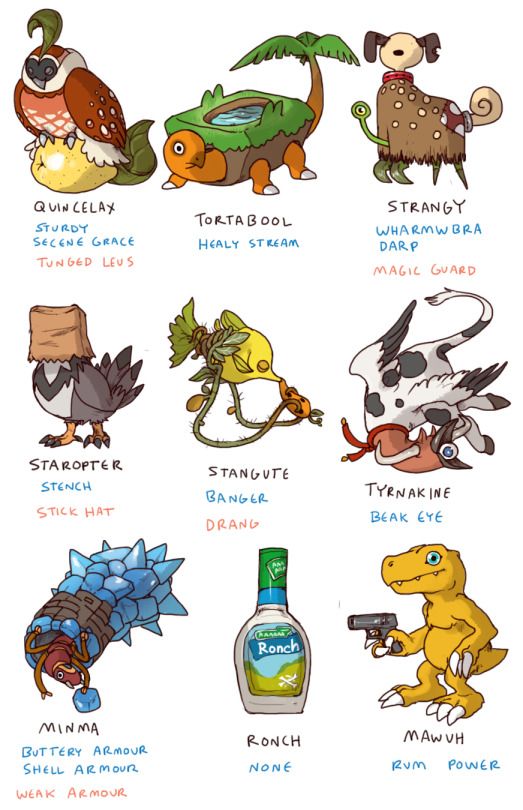 Pokemon generated by neural network