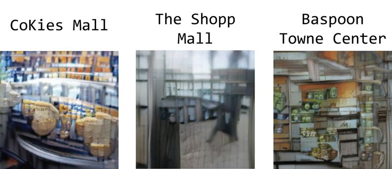 Perfectly normal shopping malls, named by neural network
