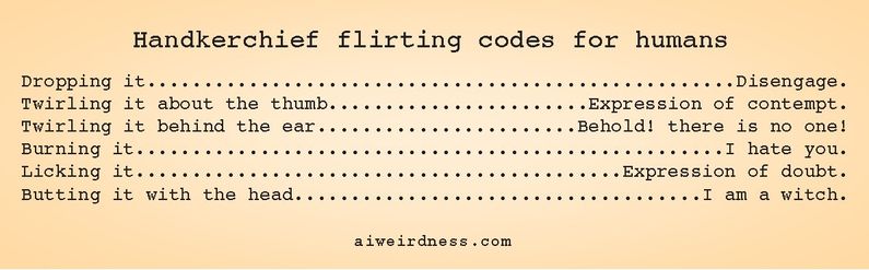 Post-human flirting