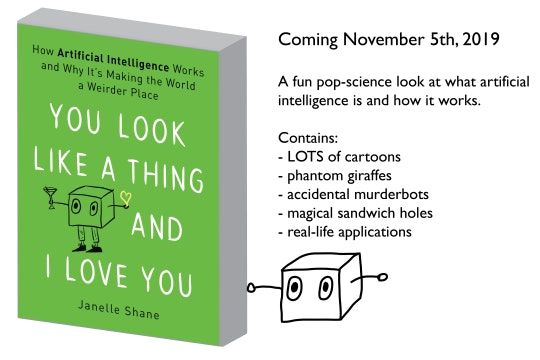 An AI Weirdness book!!!