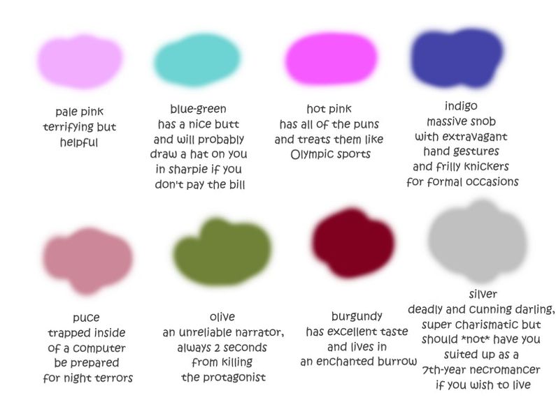 Bonus: Which of THESE colors are you?